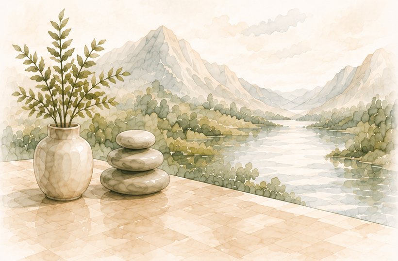 Longevity – Bergsee und Pflanze